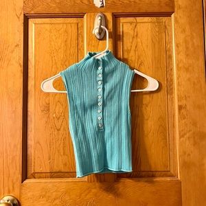 Zara Mock Neck Top Size Small